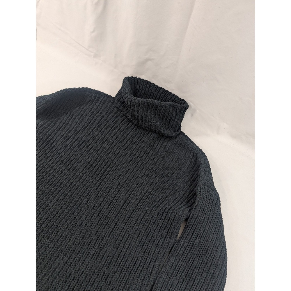 Abercrombie & Fitch‎ Vintage Cable-Knit Turtleneck Sweater 100% Cotton Size M